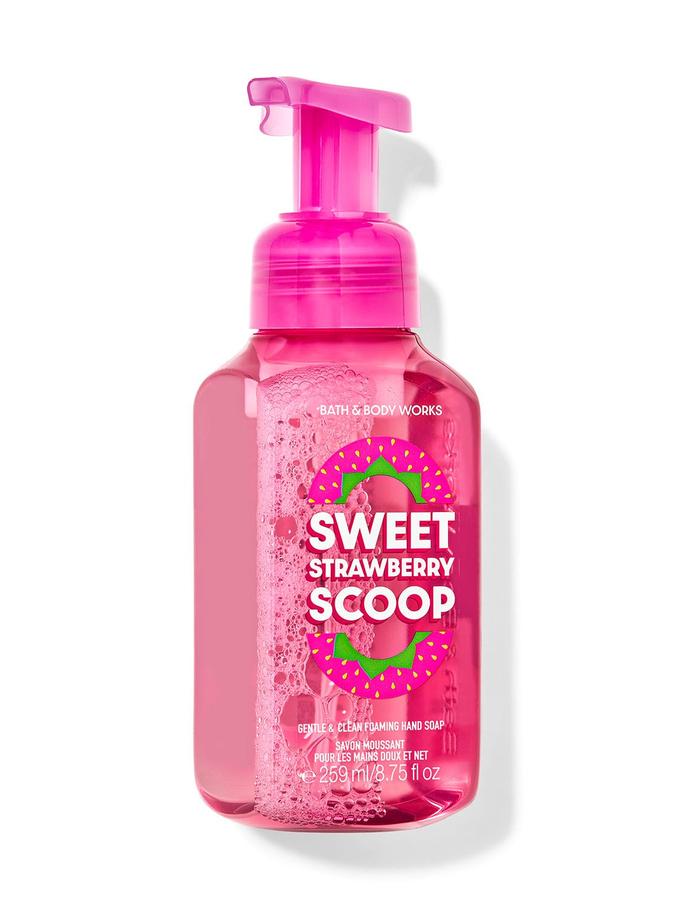 Bath & Body Works Sweet Strawberry Scoop Gentle & Clean Foaming Hand Soap, 259 ml / 8.75 fl oz