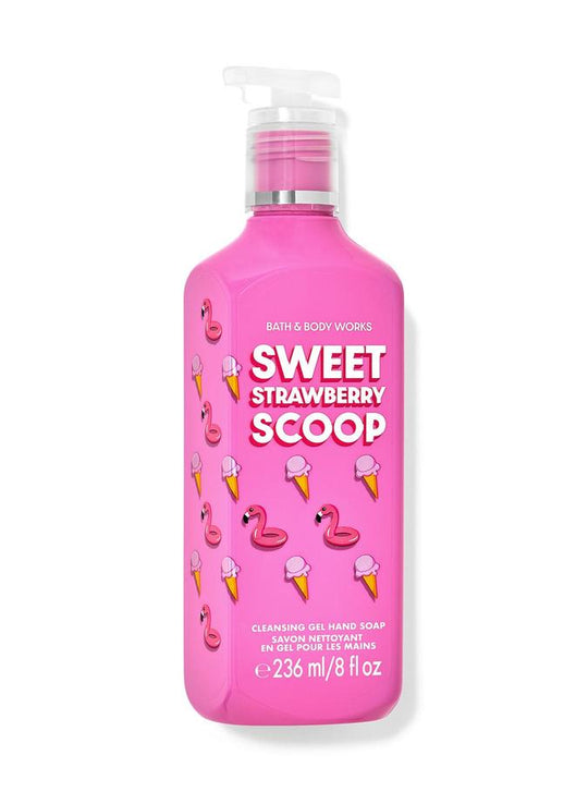 Bath & Body Works Sweet Strawberry Scoop Cleansing Gel Hand Soap, 236 ml / 8 fl oz Buy at Indicrest