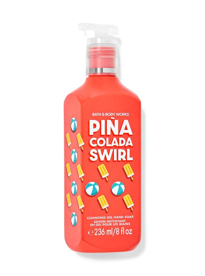 Bath & Body Works Pia Colada Swirl Cleansing Gel Hand Soap, 236 ml / 8 fl oz