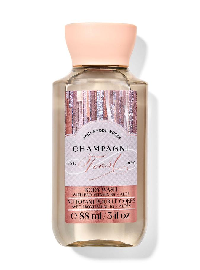 Bath & Body Works Champagne Toast Travel Size Body Wash, 88 ml / 3 fl oz