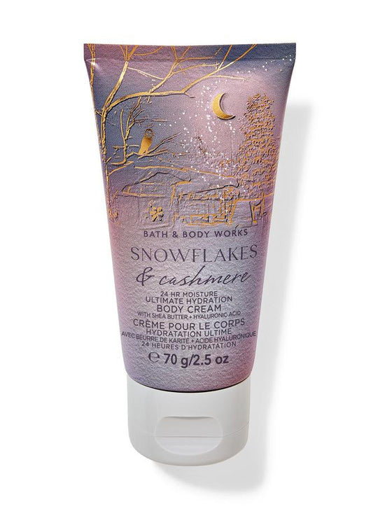Bath & Body Works Snowflakes & Cashmere Travel Size Ultimate Hydration Body Cream, 70 g / 2.5 oz Buy at Indicrest