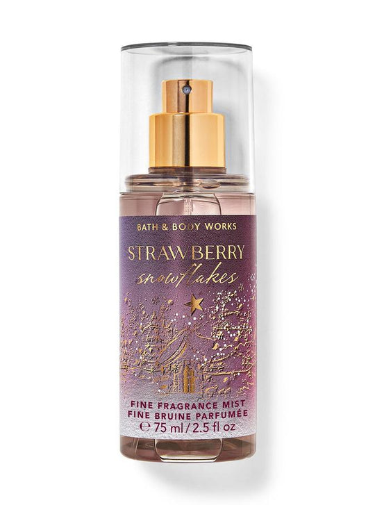Bath & Body Works Strawberry Snowflakes Travel Size Fine Fragrance Mist, 75 ml / 2.5 fl oz Buy at Indicrest