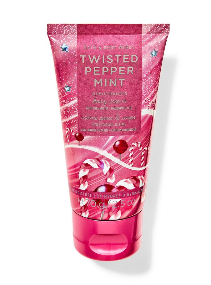 Bath & Body Works Twisted Peppermint Travel Size Ultimate Hydration Body Cream, 70 g / 2.5 oz Buy at Indicrest