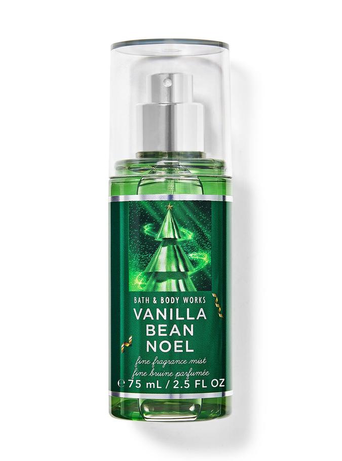 Bath & Body Works Vanilla Bean Noel Travel Size Fine Fragrance Mist, 75 ml / 2.5 fl oz