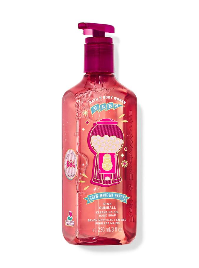 Bath & Body Works Pink Gumball Cleansing Gel Hand Soap, 236 ml / 8 fl oz