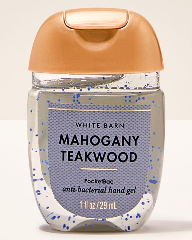 Bath & Body Works Mahogany Teakwood Pocketbac Mini Sanitizer, 29 ml / 1 fl oz Buy at Indicrest
