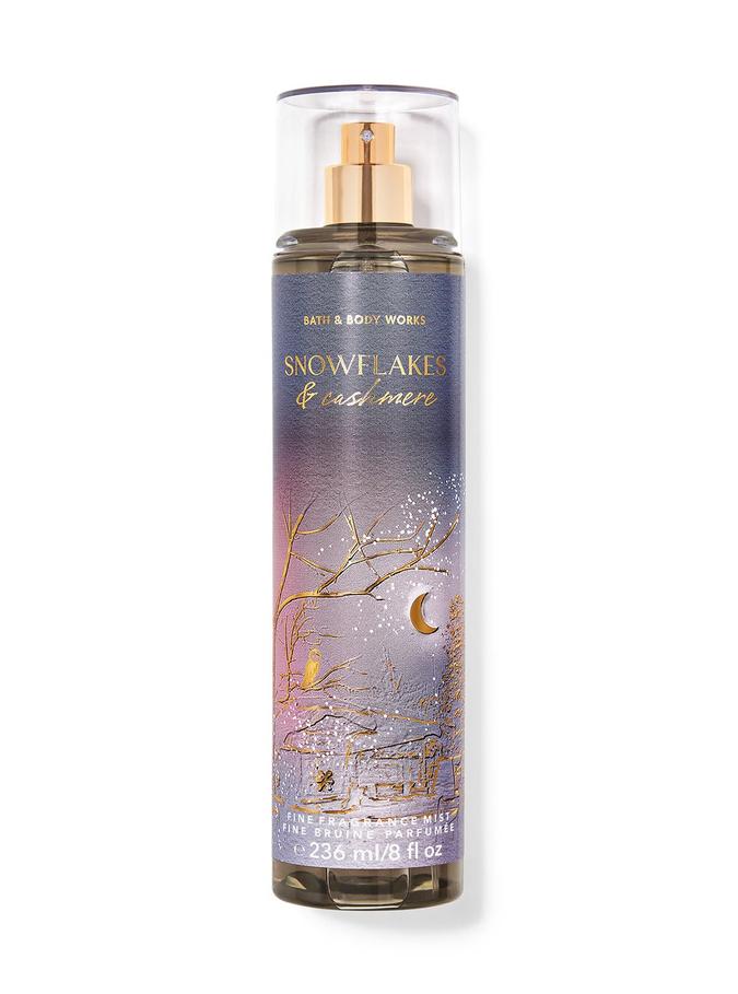 Bath & Body Works Snowflakes & Cashmere Fine Fragrance Mist, 236 ml / 8 fl oz