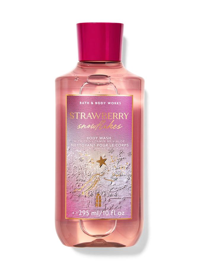 Bath & Body Works Strawberry Snowflakes Body Wash, 295 ml / 10 fl oz