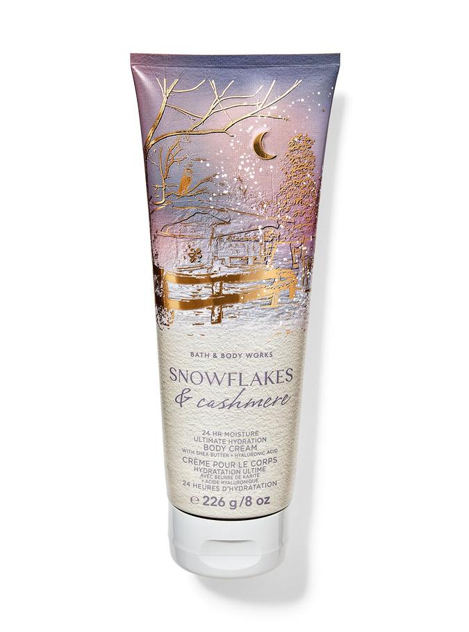 Bath & Body Works Snowflakes & Cashmere Ultimate Hydration Body Cream, 226 g / 8 oz