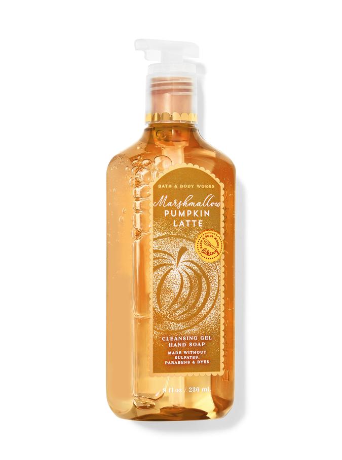 Bath & Body Works Marshmallow Pumpkin Latte Cleansing Gel Hand Soap, 236 ml / 8 fl oz