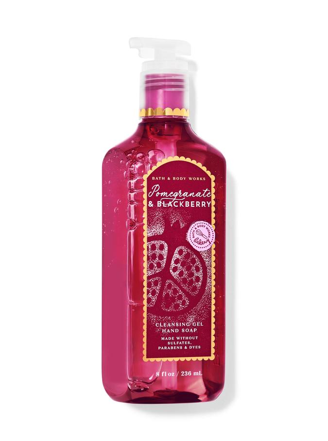 Bath & Body Works Pomegranate & Blackberry Cleansing Gel Hand Soap, 236 ml / 8 fl oz