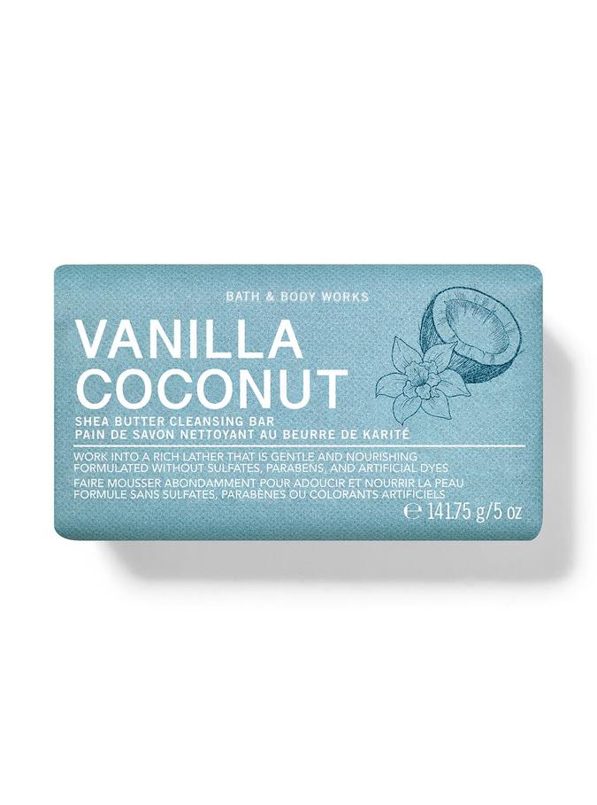 Bath & Body Works Vanilla Coconut Shea Butter Cleansing Bar, 141.75 g / 5 oz