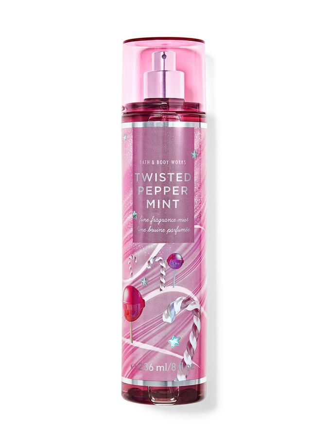 Bath & Body Works Twisted Peppermint Fine Fragrance Mist, 236 ml / 8 fl oz