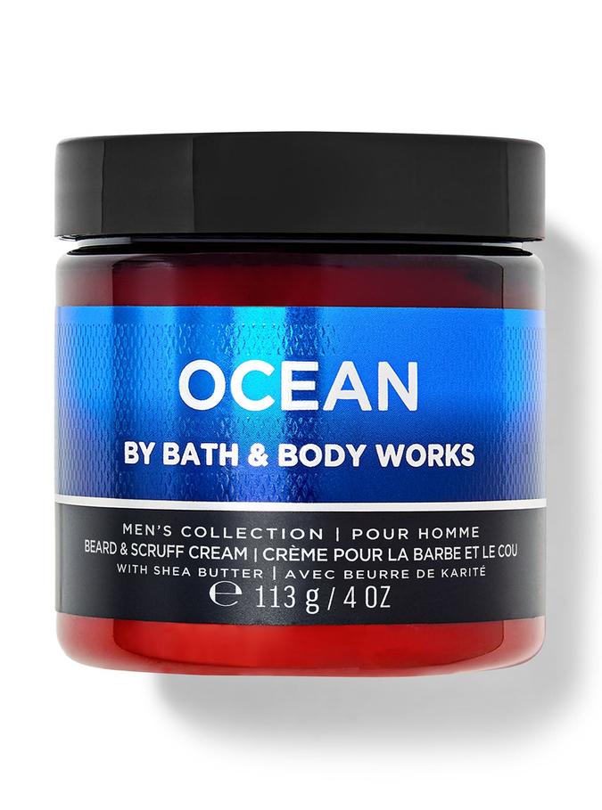 Bath & Body Works Ocean Beard & Scruff Cream, 113 g / 4 oz