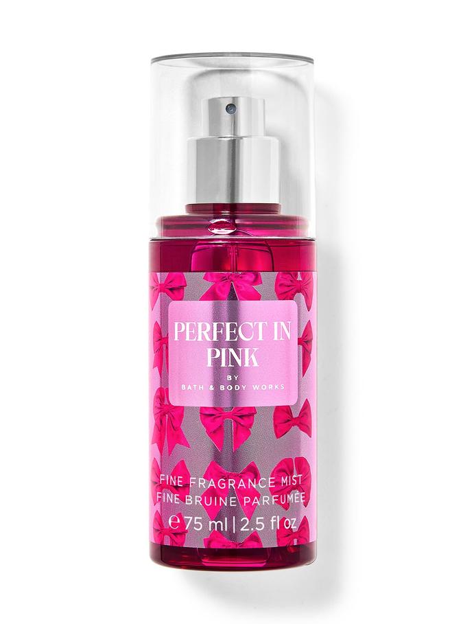 Bath & Body Works Perfect In Pink Travel Size Fine Fragrance Mist, 75 ml / 2.5 fl oz