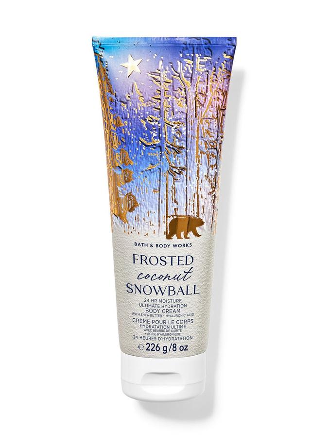 Bath & Body Works Frosted Coconut Snowball Ultimate Hydration Body Cream, 226 g / 8 oz