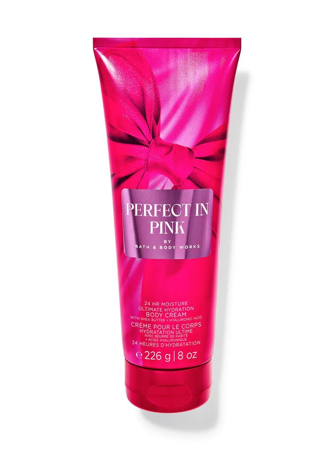 Bath & Body Works Perfect in Pink Ultimate Hydration Body Cream, 226 g / 8 oz
