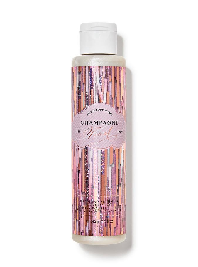 Bath & Body Works Champagne Toast Diamond Shimmer Body Lotion, 145 ml / 4.9 fl oz