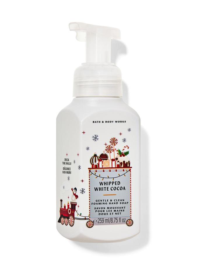 Bath & Body Works Whipped White Cocoa Gentle & Clean Foaming Hand Soap, 259 ml / 8.75 Fl oz