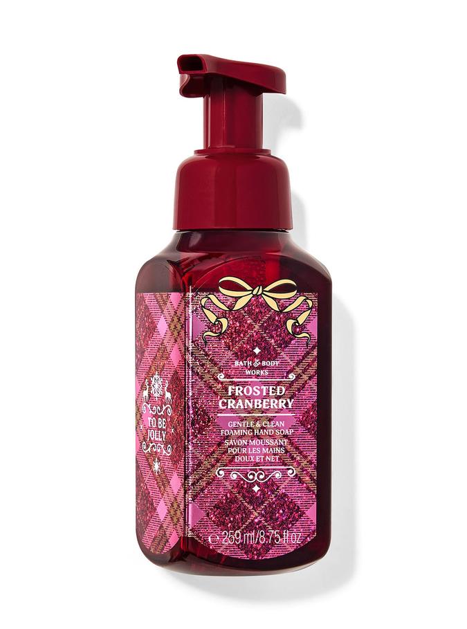Bath & Body Works Frosted Cranberry Gentle & Clean Foaming Hand Soap, 259 ml / 8.75 Fl oz