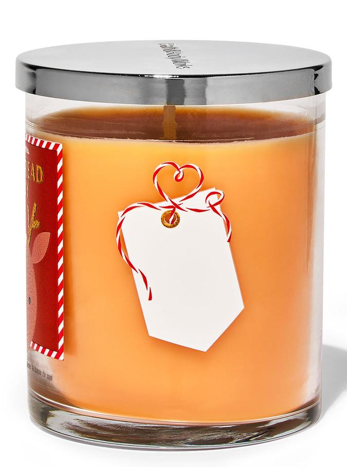 Bath & Body Works Gingerbread Bakery Single Wick Candle, 227 g / 8 oz