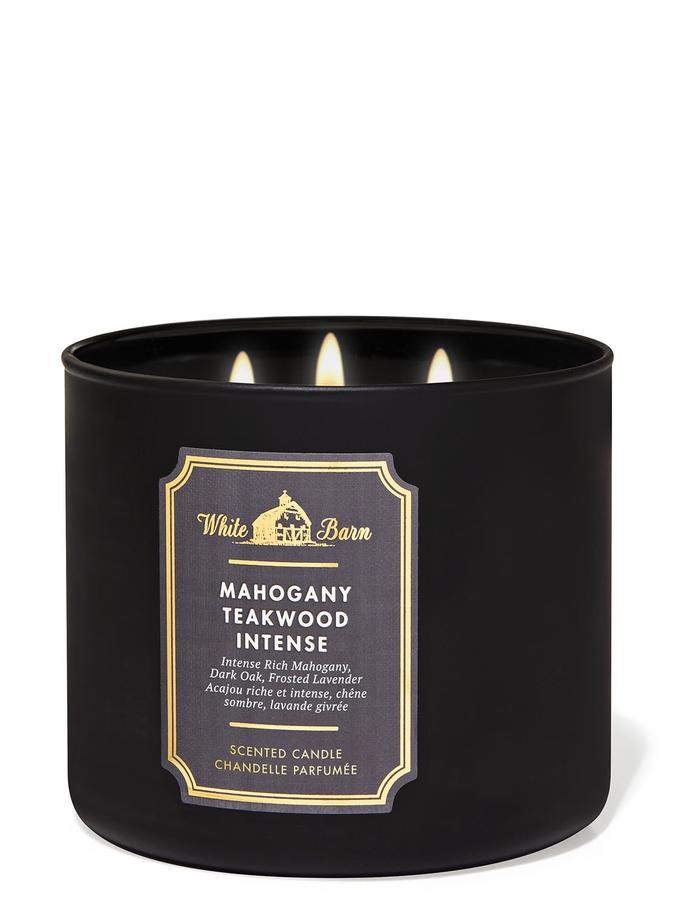 Bath & Body Works Mahogany Teakwood 3-Wick Candle, 411 g/ 14.5 oz