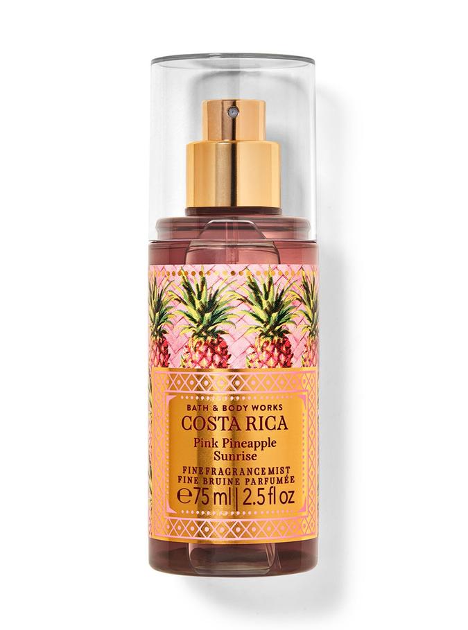 Bath & Body Works Costa Rica Pink Pineapple Sunrise Travel Size Fine Fragrance Mist, 75 ml / 2.5 fl oz