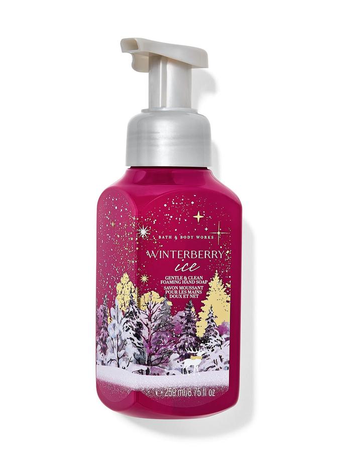 Bath & Body Works Winterberry Ice Gentle & Clean Foaming Hand Soap, 259 ml / 8.75 Fl oz