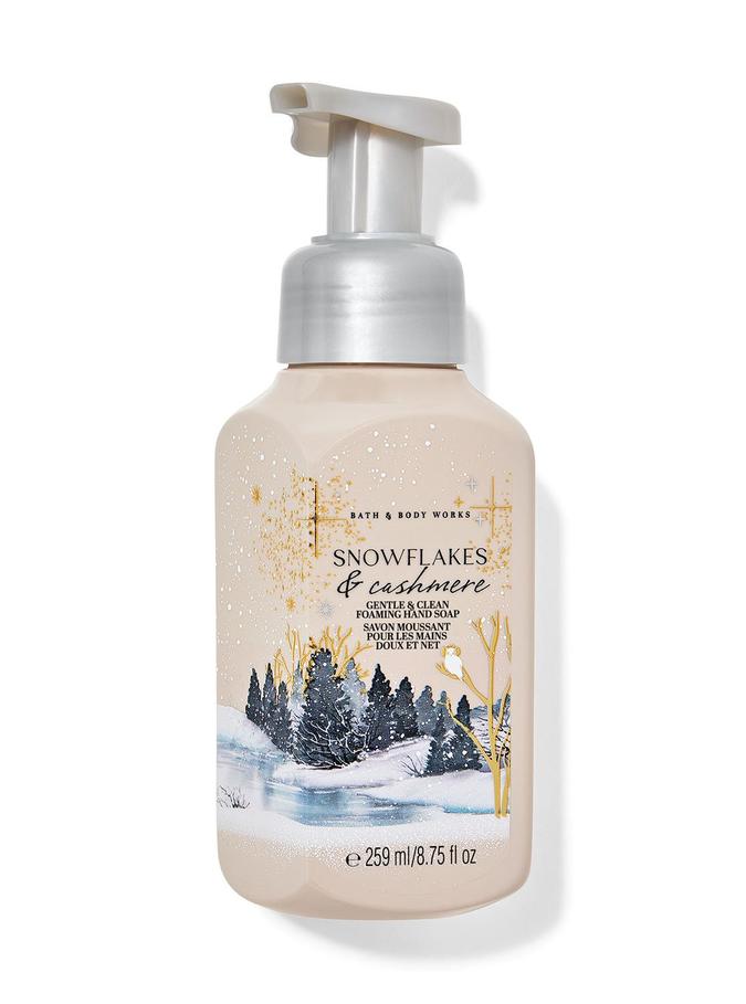 Bath & Body Works Snowflakes & Cashmere Gentle & Clean Foaming Hand Soap, 259 ml / 8.75 Fl oz