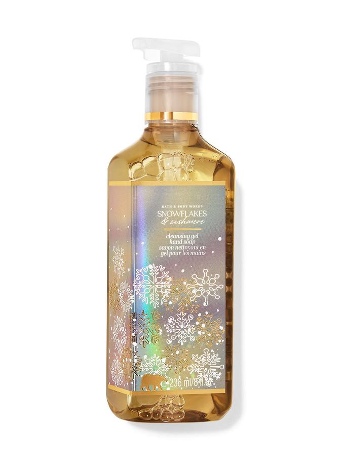 Bath & Body Works Snowflakes & Cashmere Cleansing Gel Hand Soap, 236 ml / 8 fl oz