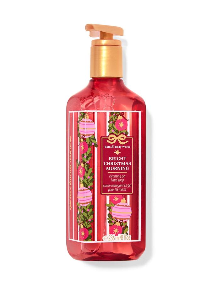 Bath & Body Works Bright Christmas Morning Cleansing Gel Hand Soap, 236 ml / 8 fl oz