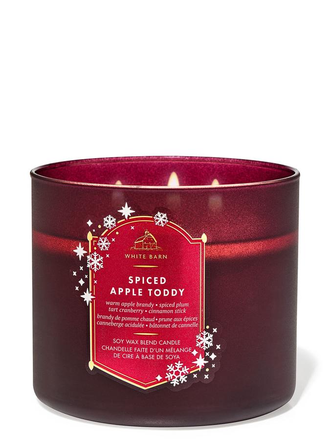 Bath & Body Works Spiced Apple Toddy 3-Wick Candle, 411 g/14.5 oz