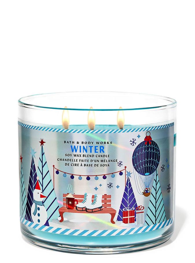Bath & Body Works Winter 3-Wick Candle, 411 g/14.5 oz