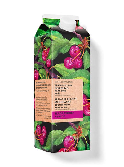 Bath & Body Works Black Cherry Merlot Gentle & Clean Foaming Hand Soap Refill, 946 ml / 32 fl oz
