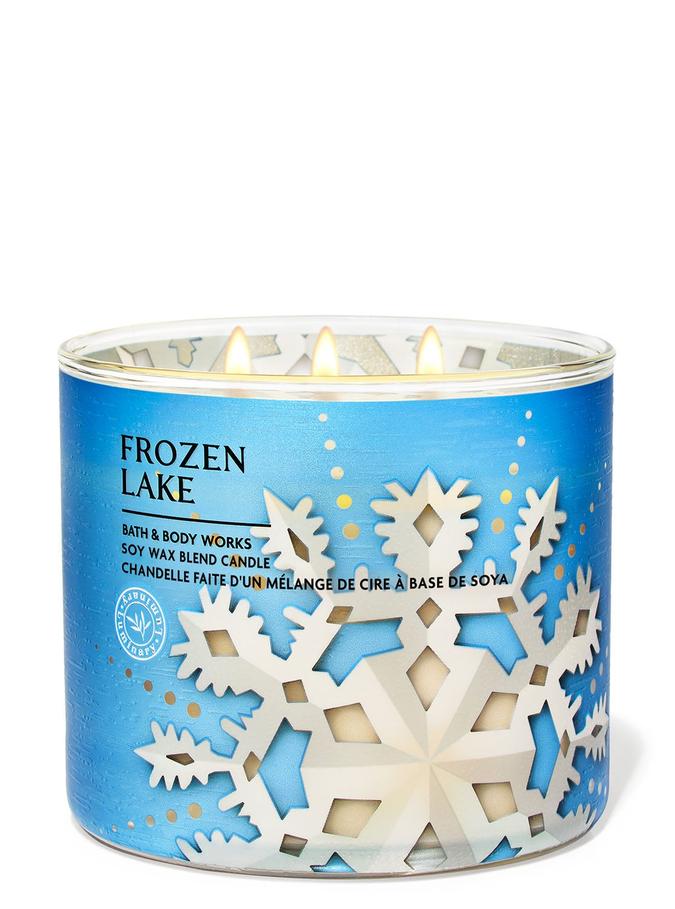 Bath & Body Works Frozen Lake 3-Wick Candle, 411 g/14.5 oz
