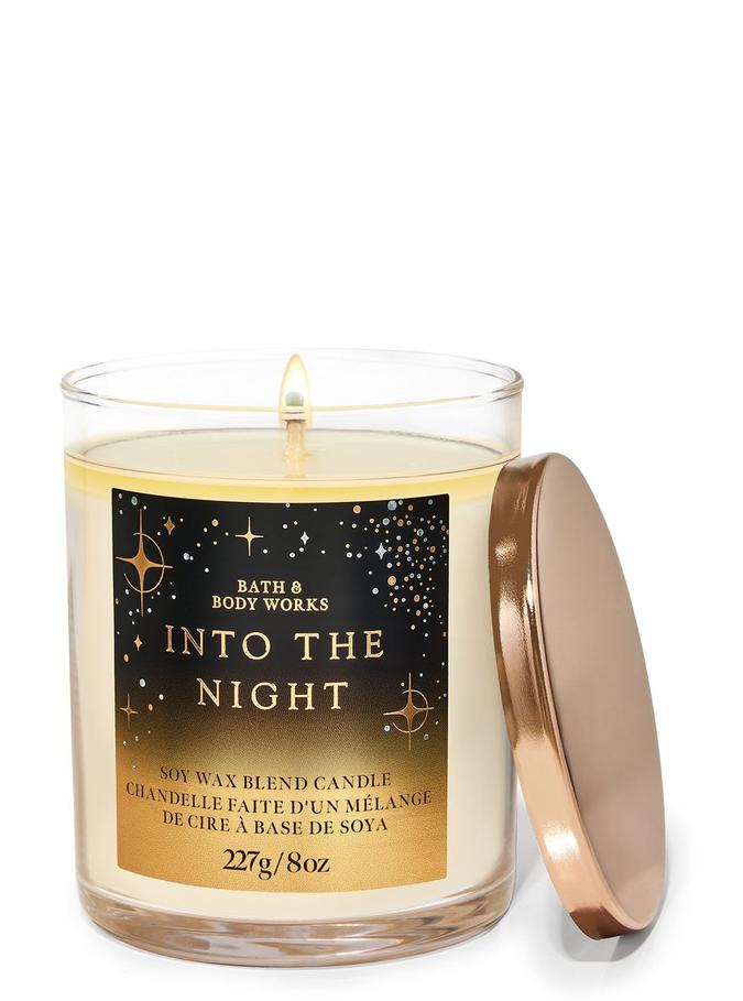 Bath & Body Works Into The Night Single Wick Candle, 227 g / 8 oz