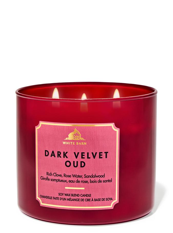 Bath & Body Works Dark Velvet Oud 3-Wick Candle, 411 g/ 14.5 oz