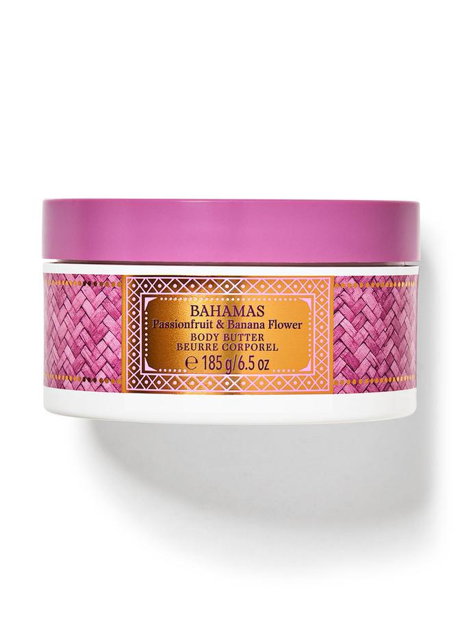 Bath & Body Works Bahamas Passionfruit & Banana Flower Body Butter, 185 g / 6.5 oz