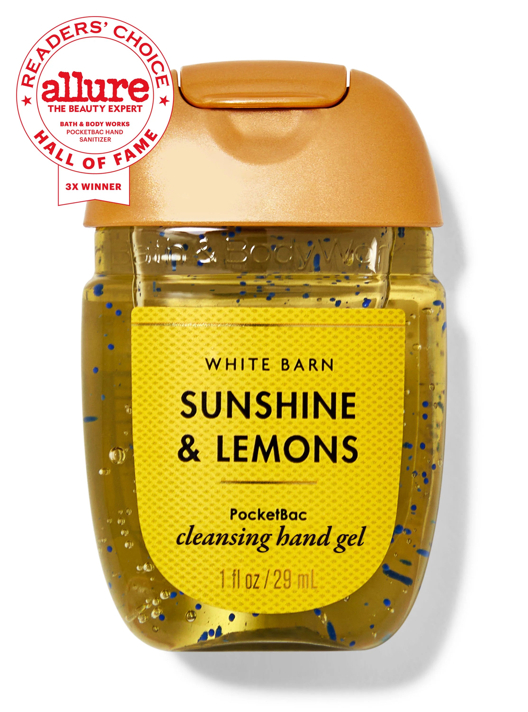 Bath & Body Works Sunshine & Lemons PocketBac Cleansing Hand Gel, 29 ml / 1 fl oz