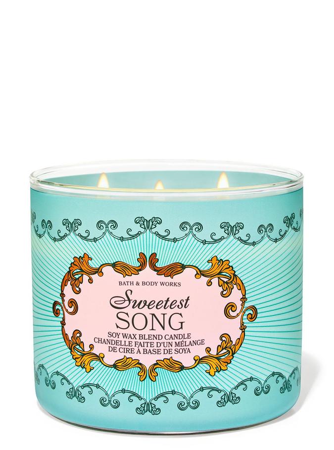 Bath & Body Works Sweetest Song 3-Wick Candle, 411 g/ 14.5 oz Buy at Indicrest