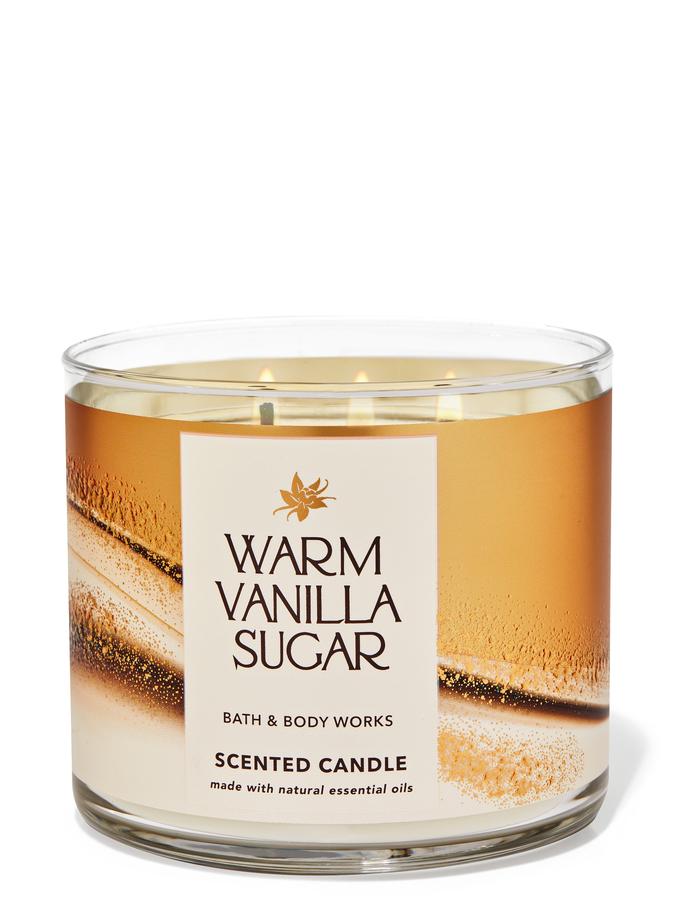 Bath & Body Works Warm Vanilla Sugar 3-Wick Candle, 411 g/ 14.5 oz