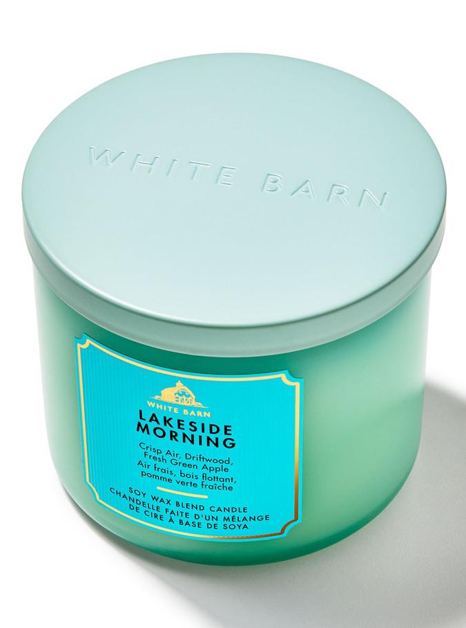 Bath & Body Works Lakeside Morning 3-Wick Candle, 411 g/ 14.5 oz