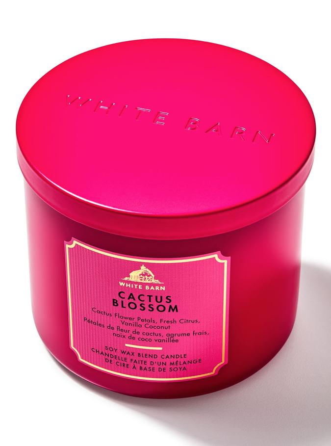 Bath & Body Works Cactus Blossom 3-Wick Candle, 411 g/ 14.5 oz