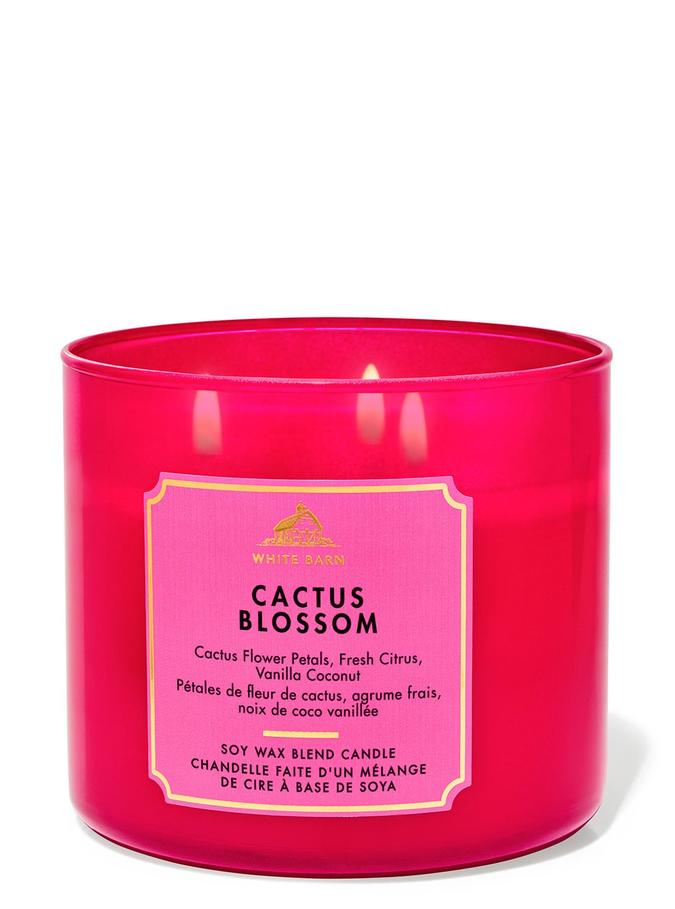 Bath & Body Works Cactus Blossom 3-Wick Candle, 411 g/ 14.5 oz