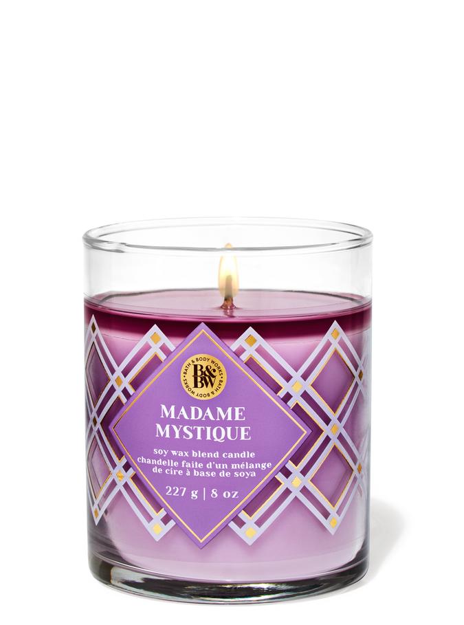 Bath & Body Works Madame Mystique Single Wick Candle, 227g / 8 oz
