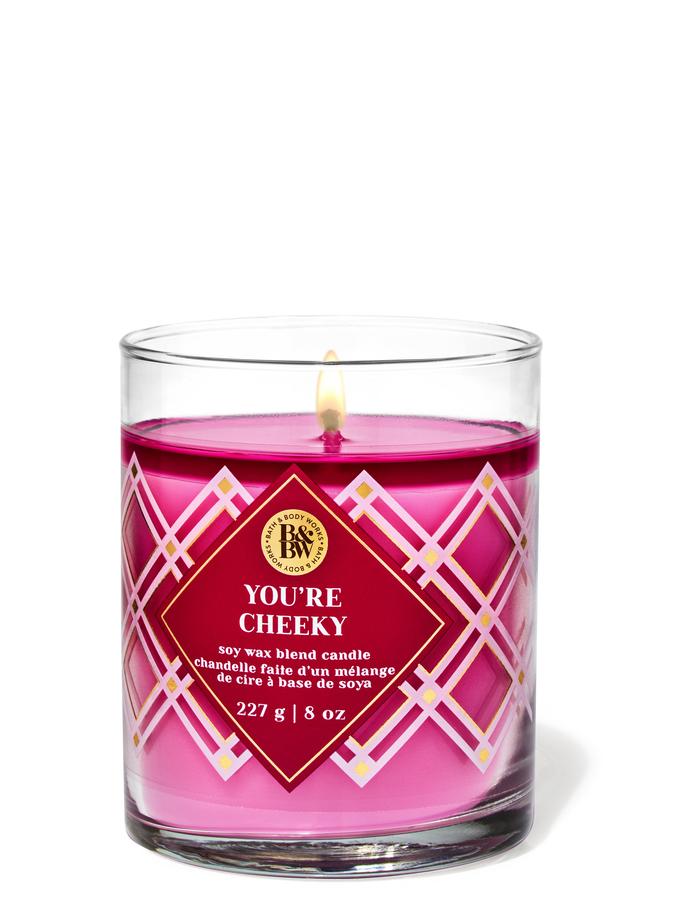 Bath & Body Works You're Cheeky Single Wick Candle, 227g / 8 oz