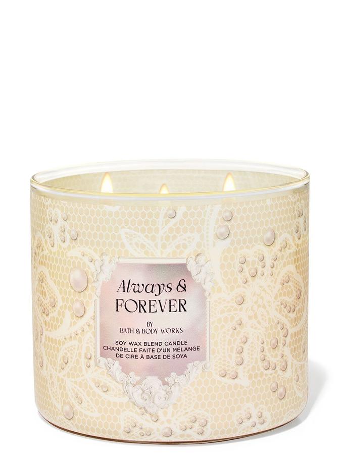 Bath & Body Works Always & Forever 3-Wick Candle, 411 g/ 14.5 oz
