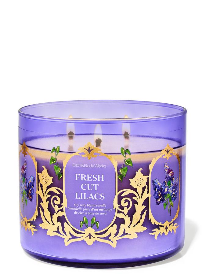 Bath & Body Works Fresh Cut Lilacs 3-Wick Candle, 411 g/ 14.5 oz Buy at Indicrest