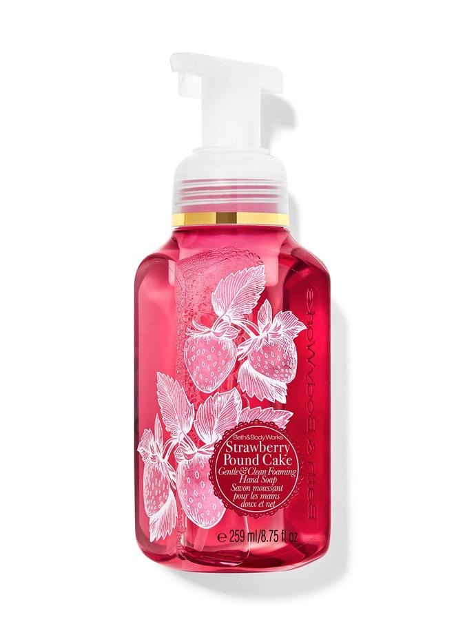 Bath & Body Works Strawberry Pound Cake Gentle & Clean Foaming Hand Soap, 259 ml / 8.75 fl oz