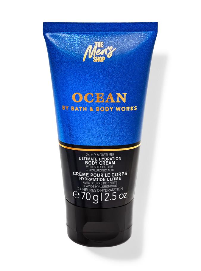Bath & Body Works Ocean Travel Size Ultimate Hydration Body Cream, 70 g / 2.5 oz